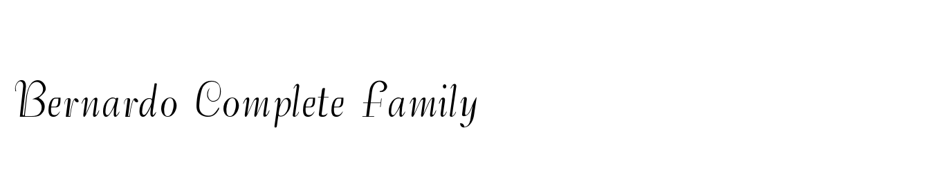 Bernardo Complete Family